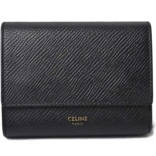 Pre-owned Leather wallets , female, Sizes: ONE SIZE - Celine Vintage - Modalova