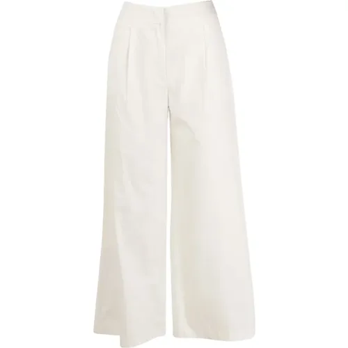 Wide Leg Summer Pants Outlet , female, Sizes: L, 2XS - Fracomina - Modalova