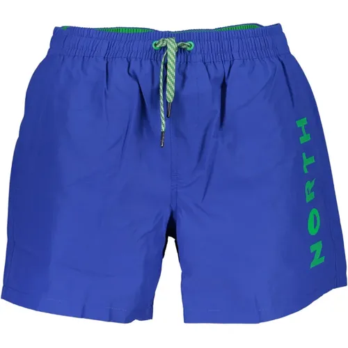 Blaue Herren Badeboxershorts , Herren, Größe: M - North Sails - Modalova