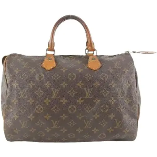 Pre-owned Handbags, female, , Size: ONE SIZE Pre-owned Speedy 35 Monogram Handbag - Louis Vuitton Vintage - Modalova