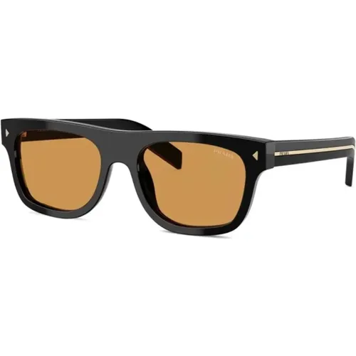 Sunglasses, male, , Size: 55 MM PR B12S 16K60F Sunglasses - Prada - Modalova