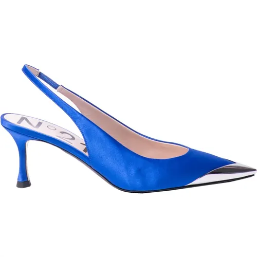 Slingback Satin , female, Sizes: 8 UK, 4 UK, 6 UK, 5 UK, 3 UK - N21 - Modalova