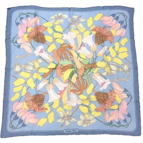 Pre-owned Scarves, female, , Size: ONE SIZE Pre-owned Silk scarves - Hermès Vintage - Modalova