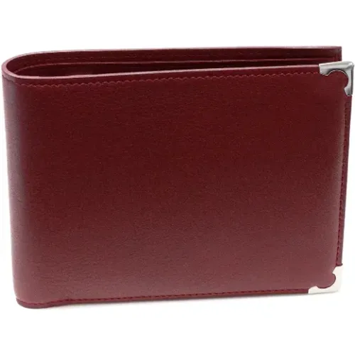 Pre-owned Wallets, female, , Size: ONE SIZE Pre-owned Leather wallets - Cartier Vintage - Modalova