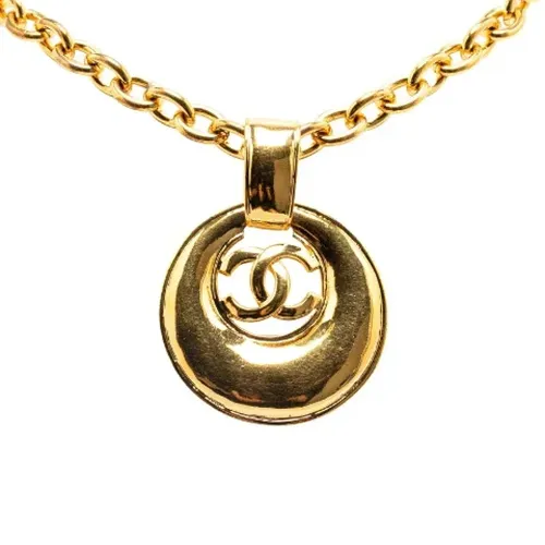 Pre-owned Jewellery, female, , Size: ONE SIZE Pre-owned Metal necklaces - Chanel Vintage - Modalova