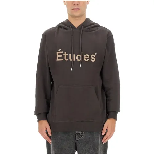 Logo Sweatshirt für Männer , Herren, Größe: M - Études - Modalova