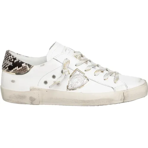 Vintage Distressed Sneakers , Damen, Größe: 36 EU - Philippe Model - Modalova