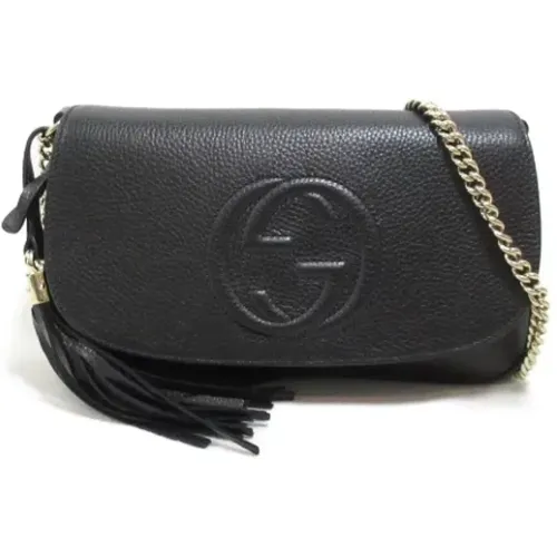 Pre-owned Cross Body Bags, female, , Size: ONE SIZE Pre-owned Leather gucci-bags - Gucci Vintage - Modalova