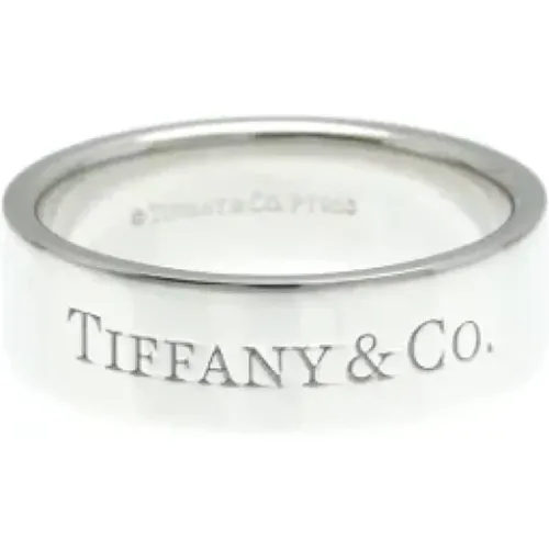 Pre-owned Jewellery, female, , Size: ONE SIZE Pre-owned Platinum rings - Tiffany & Co. Pre-owned - Modalova