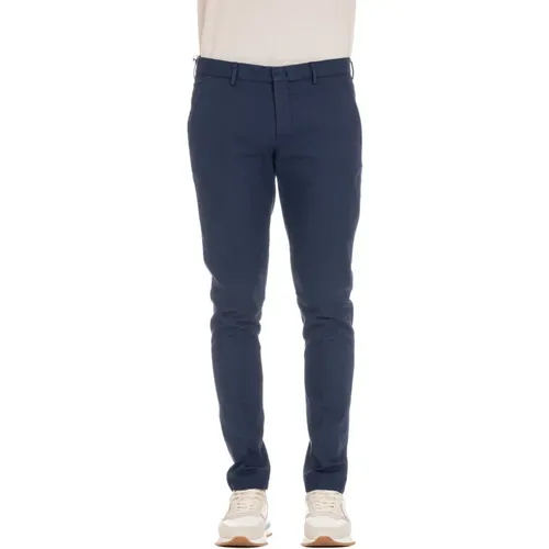 Chinos, male, , Size: W33 Cotton Wonder Fit Trousers - PT Torino - Modalova