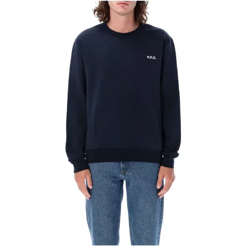 Navy/ecru Knitwear Sweat Box , male, Sizes: S, M, L, XL - A.p.c. - Modalova