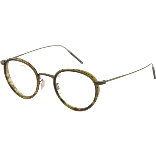 Glasses, unisex, , Size: S Round Tk-8 Sunglasses /Antique gold/espresso - Oliver Peoples - Modalova