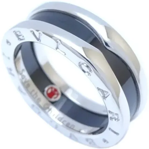 Pre-owned Silver rings , female, Sizes: ONE SIZE - Bvlgari Vintage - Modalova