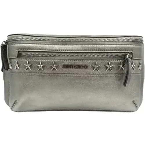 Pre-owned Belt Bags, female, , Size: ONE SIZE Pre-owned Leather shoulder-bags - Jimmy Choo Pre-owned - Modalova