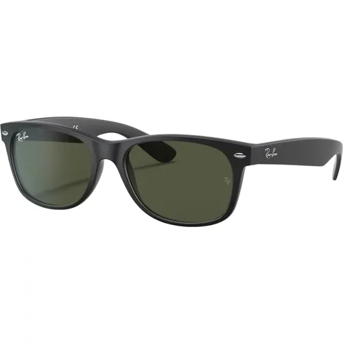 Matte Sunglasses with Green Lenses , unisex, Sizes: ONE SIZE - Ray-Ban - Modalova