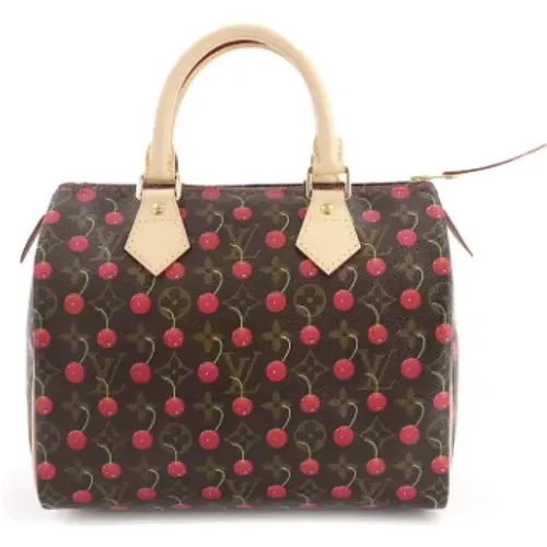 Gut Condition Monogram Cherry Speedy 25 Handbag , female, Sizes: ONE SIZE - Louis Vuitton Vintage - Modalova