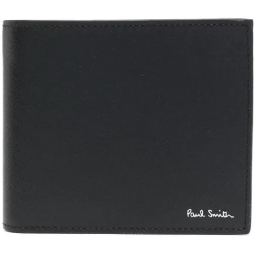 Wallets & Cardholders, male, , Size: ONE SIZE Leather Bifold Wallet - PS By Paul Smith - Modalova