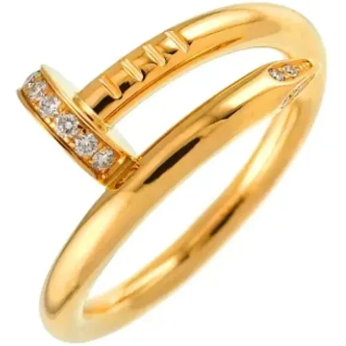 Pre-owned Jewellery, female, , Size: ONE SIZE Pre-owned Gold rings - Cartier Vintage - Modalova