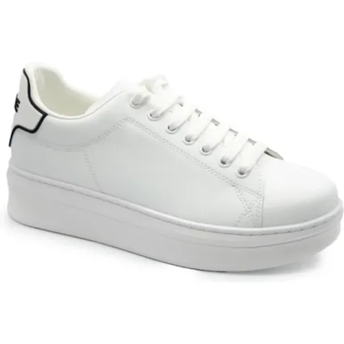 Weiße Ledersneakers Modell Gacam00001 , Herren, Größe: 40 EU - Gaëlle Paris - Modalova