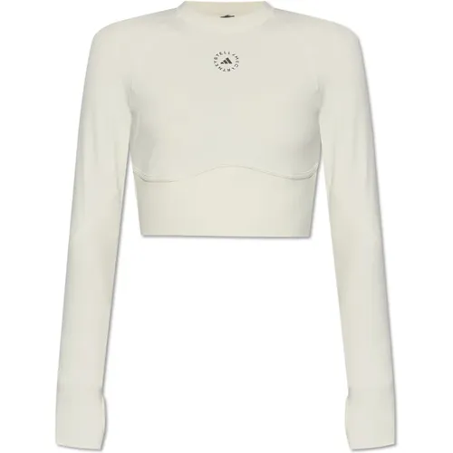 Long Sleeve Training Tops, female, , Size: L Long-sleeve training top - adidas by stella mccartney - Modalova