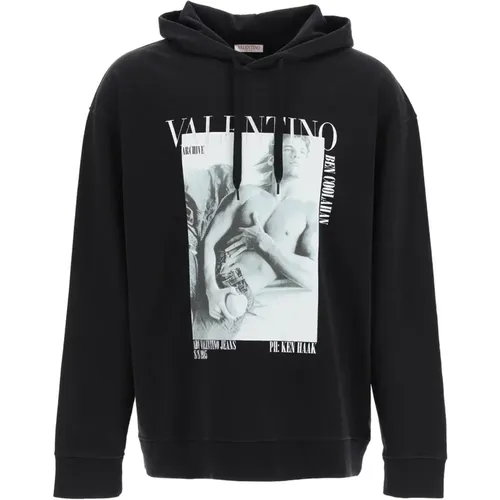 Hoodies, male, , Size: M Graphic Printed Sweatshirt - Valentino - Modalova