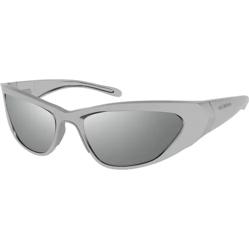 Silver Sunglasses Bb0181S , male, Sizes: 62 MM - Balenciaga - Modalova