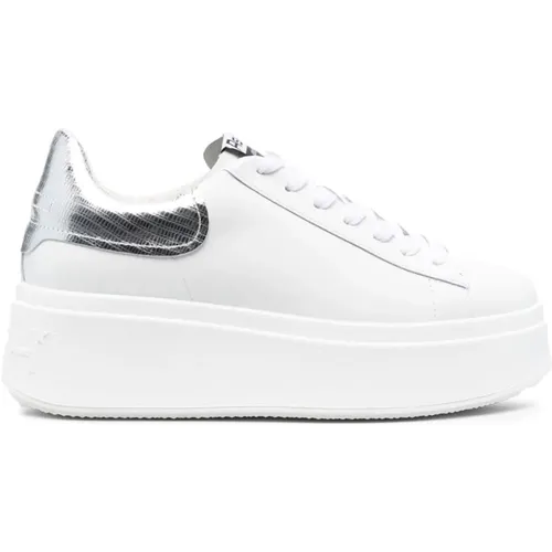 Weiße Sneakers , Damen, Größe: 40 EU - Ash - Modalova