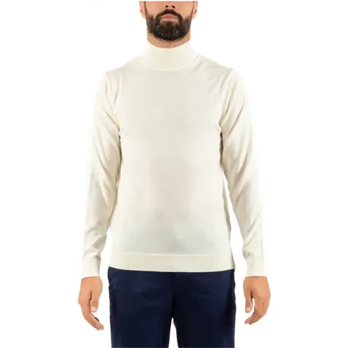 Turtlenecks, male, , Size: 2XL Mens Sweater Lupetto Style - Daniele Fiesoli - Modalova