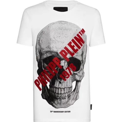 T-Shirts, male, , Size: 2XL Skull T-Shirt SS 16 - Philipp Plein - Modalova