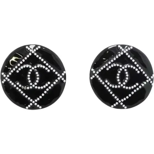 Pre-owned Jewellery, female, , Size: ONE SIZE Pre-owned Metal earrings - Chanel Vintage - Modalova