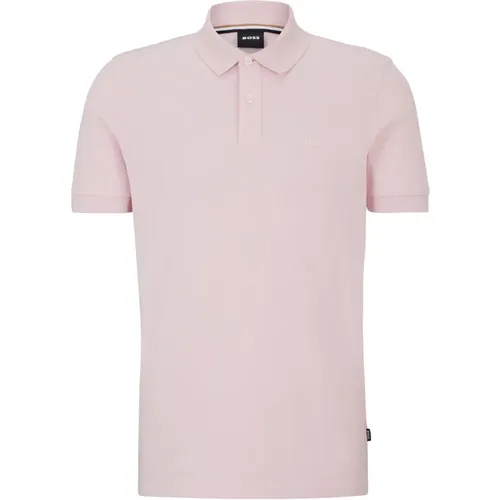 Pique Polo Shirt , Herren, Größe: M - Boss - Modalova