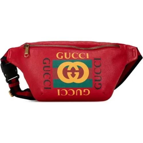 Pre-owned Leather crossbody-bags , female, Sizes: ONE SIZE - Gucci Vintage - Modalova