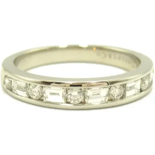 Pre-owned Jewellery, female, , Size: ONE SIZE Pre-owned Platinum rings - Tiffany & Co. Pre-owned - Modalova