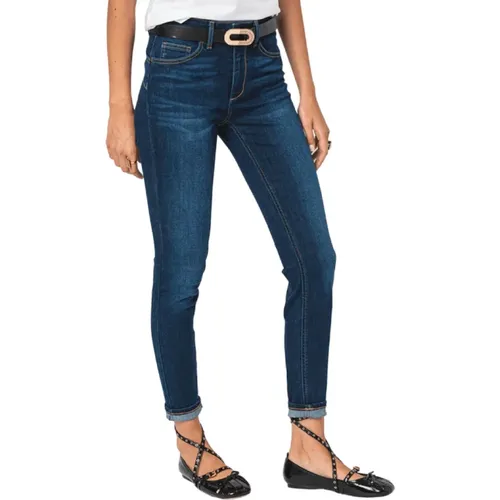 Dunkelblaue Skinny Jeans Divine , Damen, Größe: W26 - Liu Jo - Modalova