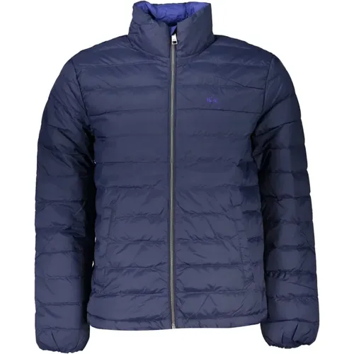 Blaue Herrenjacke Bestickt Logo , Herren, Größe: XL - LA MARTINA - Modalova