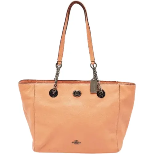 Pre-owned Tote Bags, female, , Size: ONE SIZE Pre-owned Leather shoulder-bags - Coach Pre-owned - Modalova