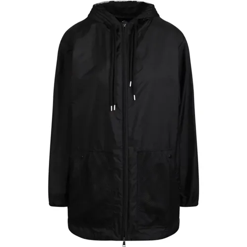 Mesh-Panel-Kapuzenjacke leichte Konstruktion - Moncler - Modalova