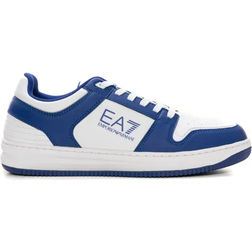 Logo Sneakers mit Kontrastdetails,Logo-Sneakers mit Kontrastdetails - Emporio Armani EA7 - Modalova