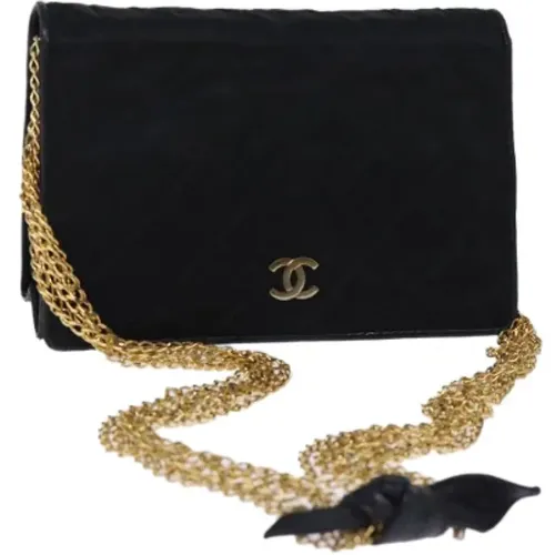 Pre-owned Satin chanel-bags , female, Sizes: ONE SIZE - Chanel Vintage - Modalova