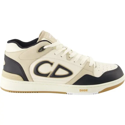 Sneakers, male, , Size: 11 1/2 US Men's Leather Sneakers - Dior - Modalova