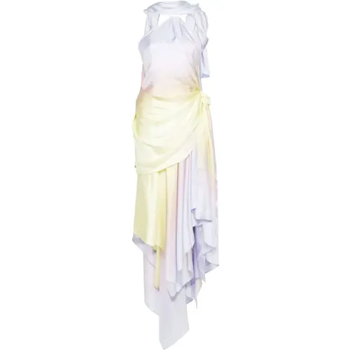 Ombre Halterneck Dress , female, Sizes: S - Zimmermann - Modalova