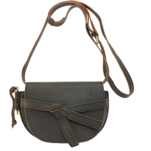 Pre-owned Cross Body Bags, female, , Size: ONE SIZE Pre-owned Leather shoulder-bags - Loewe Pre-owned - Modalova