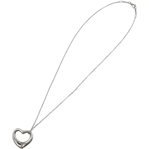 Pre-owned Jewellery, female, , Size: ONE SIZE Pre-owned Silver necklaces - Tiffany & Co. Pre-owned - Modalova