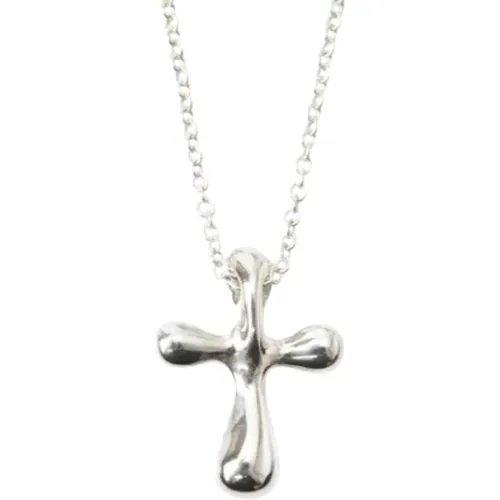 Pre-owned Jewellery, female, , Size: ONE SIZE Pre-owned Silver necklaces - Tiffany & Co. Pre-owned - Modalova