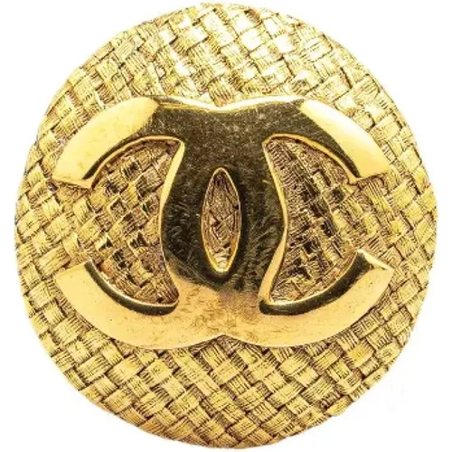 Pre-owned Jewellery, female, , Size: ONE SIZE Pre-owned Metal brooches - Chanel Vintage - Modalova