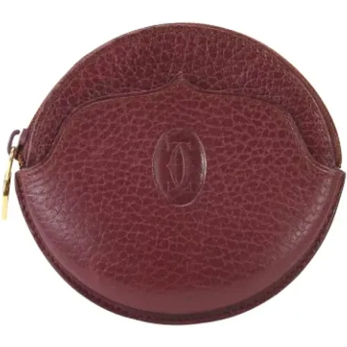 Pre-owned Wallets, female, , Size: ONE SIZE Pre-owned Leather wallets - Cartier Vintage - Modalova