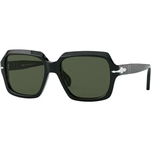 Grey Green Sunglasses , unisex, Sizes: 54 MM - Persol - Modalova
