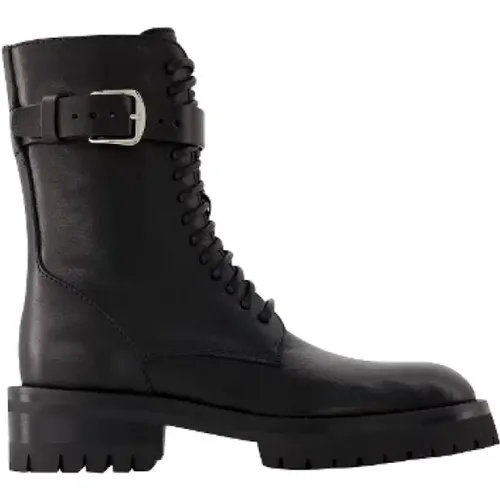 Leather boots , female, Sizes: 3 UK, 5 UK, 6 UK, 7 UK, 4 UK - Ann Demeulemeester - Modalova