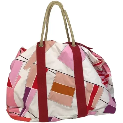 Pre-owned Tote Bags, female, , Size: ONE SIZE Pre-owned Cotton travel-bags - Hermès Vintage - Modalova