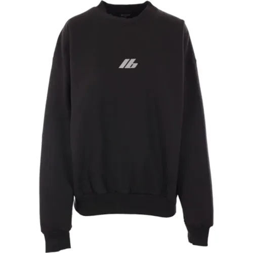 Loose-Fit Sweater with Reflective Logo , female, Sizes: S, M - Balenciaga - Modalova